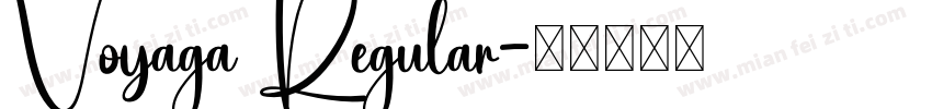 Voyaga Regular字体转换